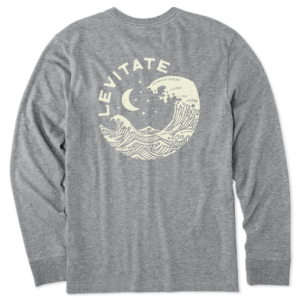 Men's Starry Night Long Sleeve Premium Tee - Levitate