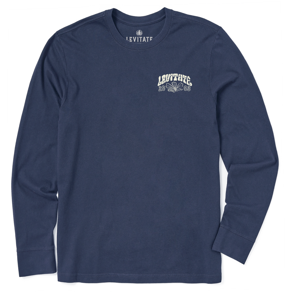 Men's In The Curl Long Sleeve Premium Tee - Levitate