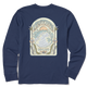 Delta Blue - Men's In The Curl Long Sleeve Premium Tee