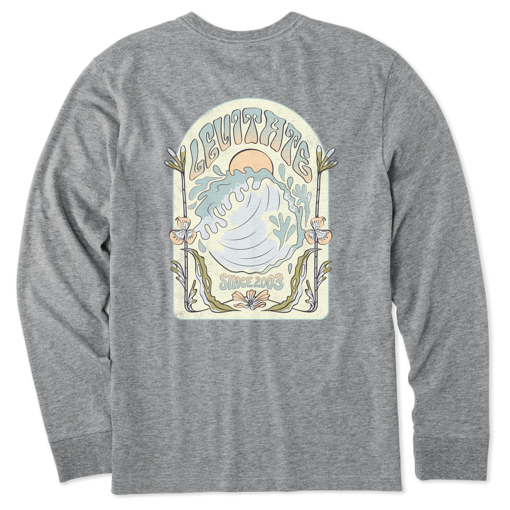 Men's In The Curl Long Sleeve Premium Tee - Levitate