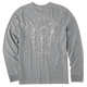 Medium Heather Gray - Men's Locals Only Long Sleeve Premium Tee