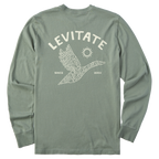 Men's Camo Duck Long Sleeve Premium Tee - Levitate
