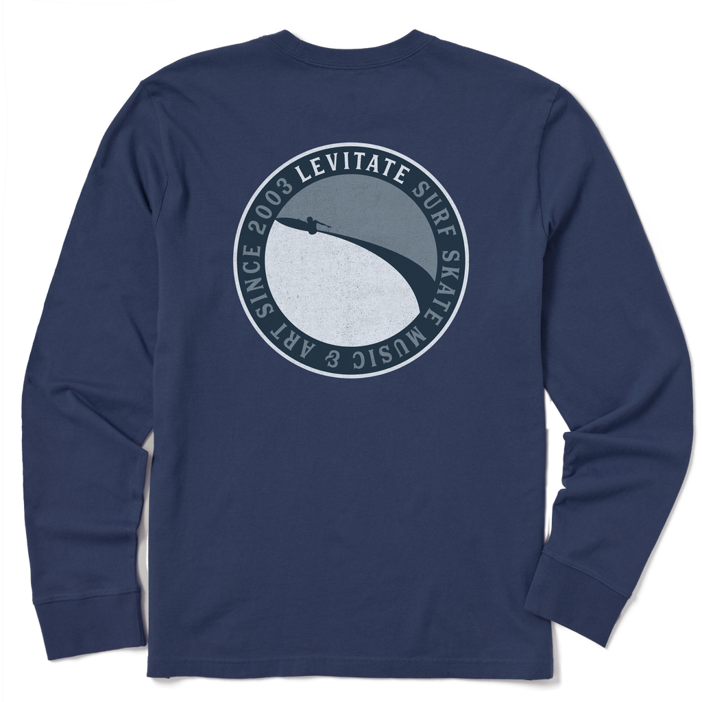 Men's Cutback Long Sleeve Premium Tee - Levitate