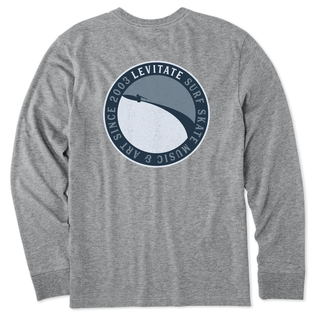 Men's Cutback Long Sleeve Premium Tee - Levitate