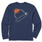 Delta Blue - Men's Single Fin Club Long Sleeve Premium Tee