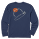 Delta Blue - Men's Single Fin Club Long Sleeve Premium Tee