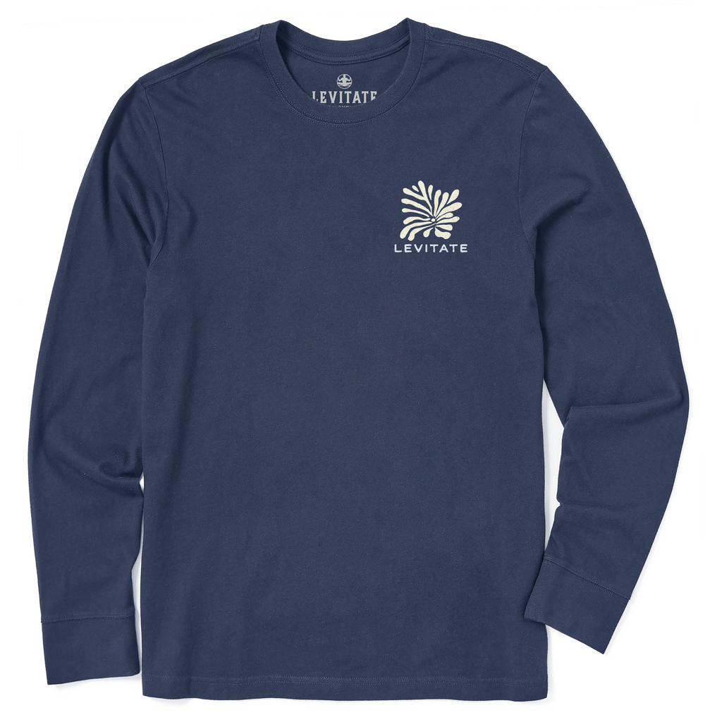 Men's Couch Beach Long Sleeve Premium Tee - Levitate