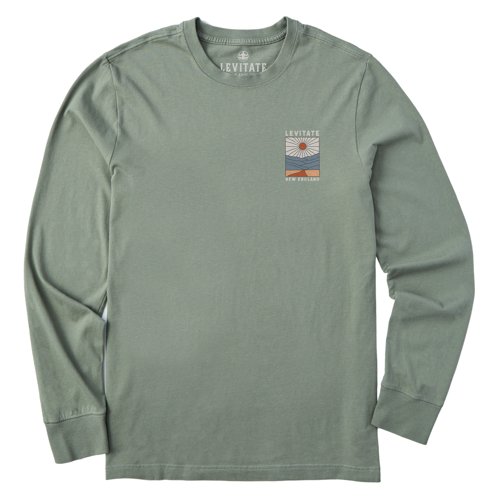Men's Stainglass Long Sleeve Premium Tee - Levitate