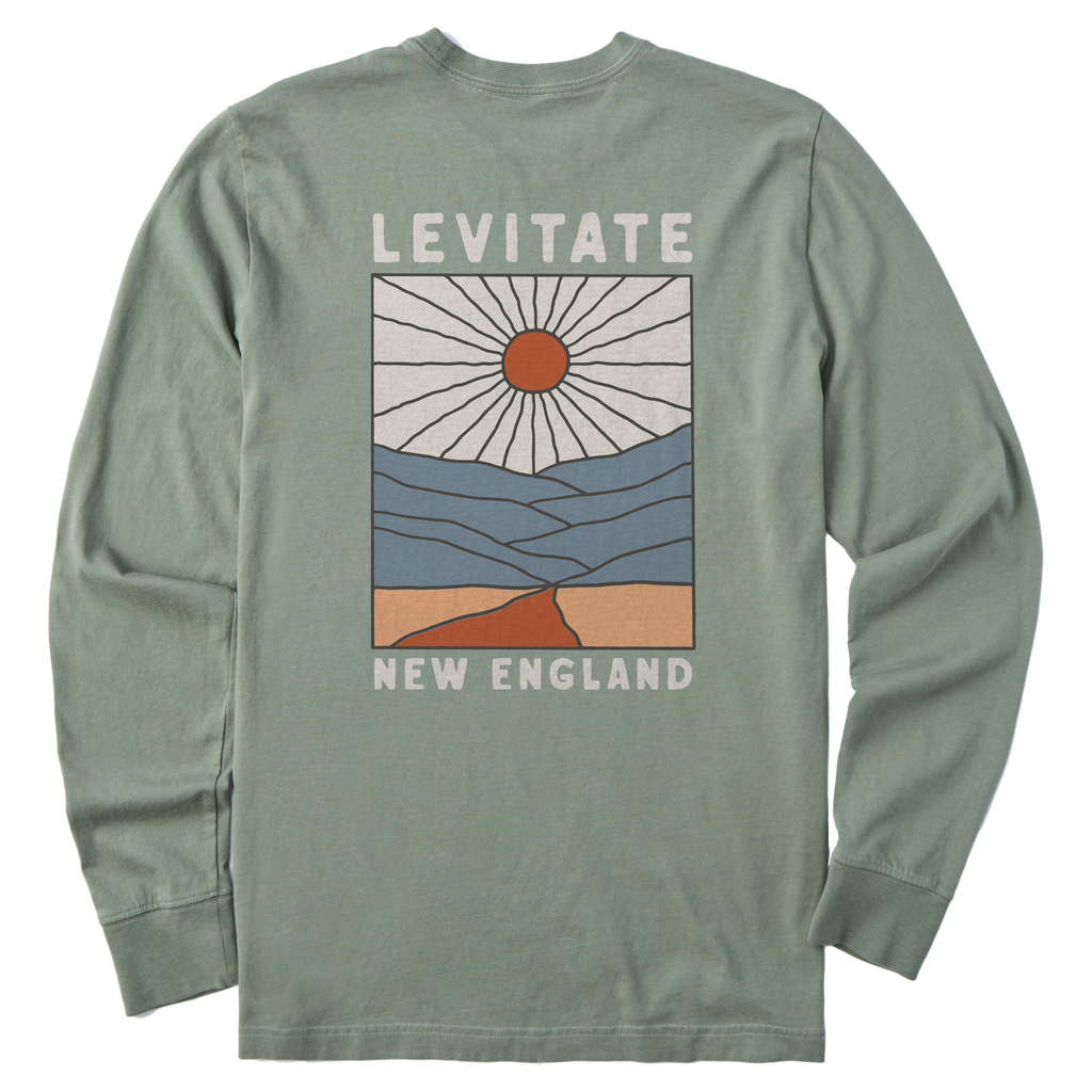 Men's Stainglass Long Sleeve Premium Tee - Levitate