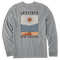 Medium Heather Gray - Men's Stainglass Long Sleeve Premium Tee