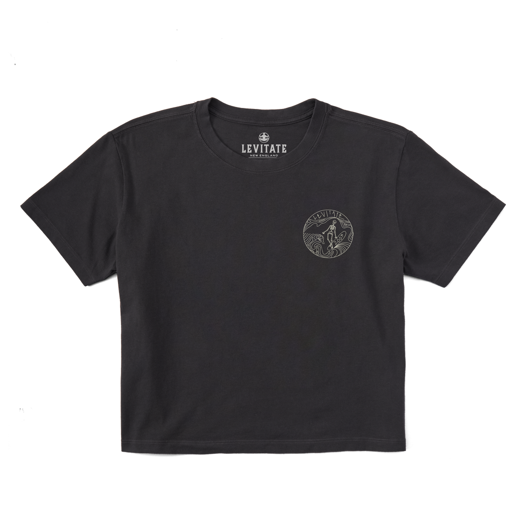 Women's Skeleton Surfer Short Sleeve Premium Tee - Levitate