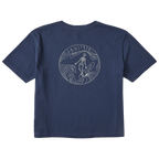 Women's Skeleton Surfer Short Sleeve Premium Tee - Levitate