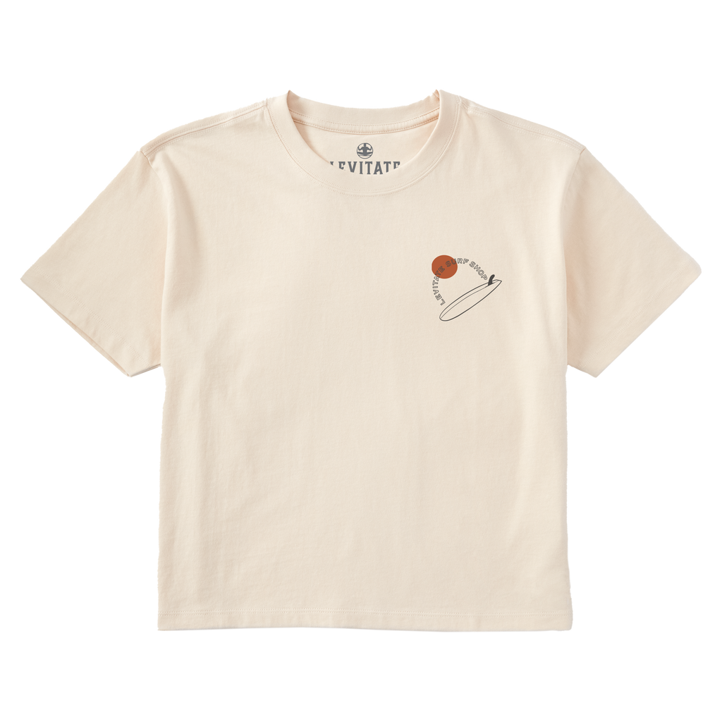 Women's Single Fin Club Short Sleeve Premium Tee - Levitate