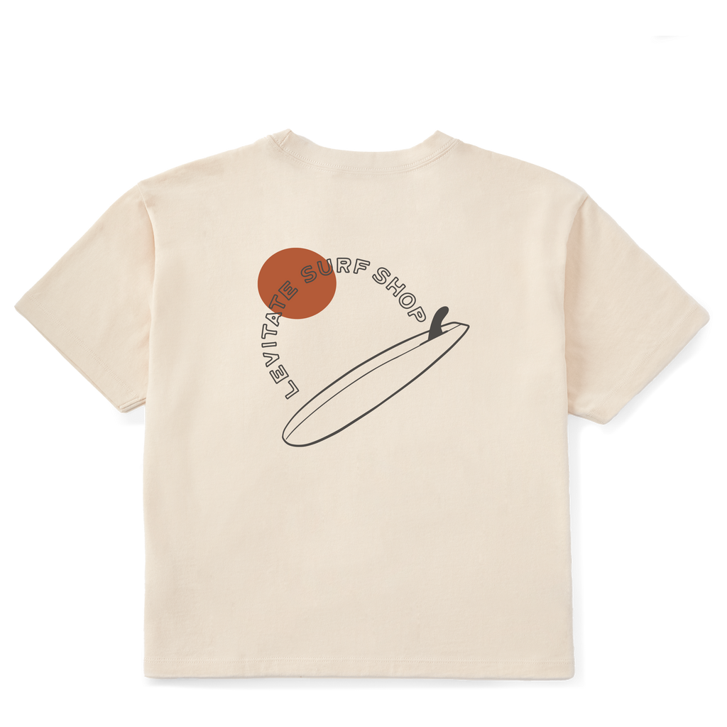 Women's Single Fin Club Short Sleeve Premium Tee - Levitate