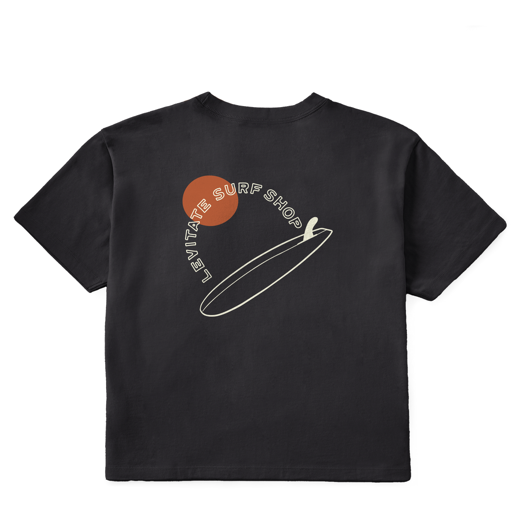 Women's Single Fin Club Short Sleeve Premium Tee - Levitate
