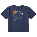 Women's Single Fin Club Short Sleeve Premium Tee - Levitate