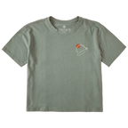 Women's Single Fin Club Short Sleeve Premium Tee - Levitate