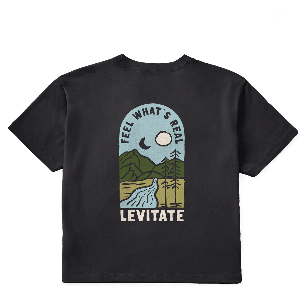 Women's Feel What's Real Short Sleeve Premium Tee - Levitate