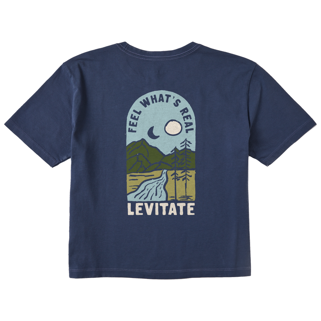 Women's Feel What's Real Short Sleeve Premium Tee - Levitate