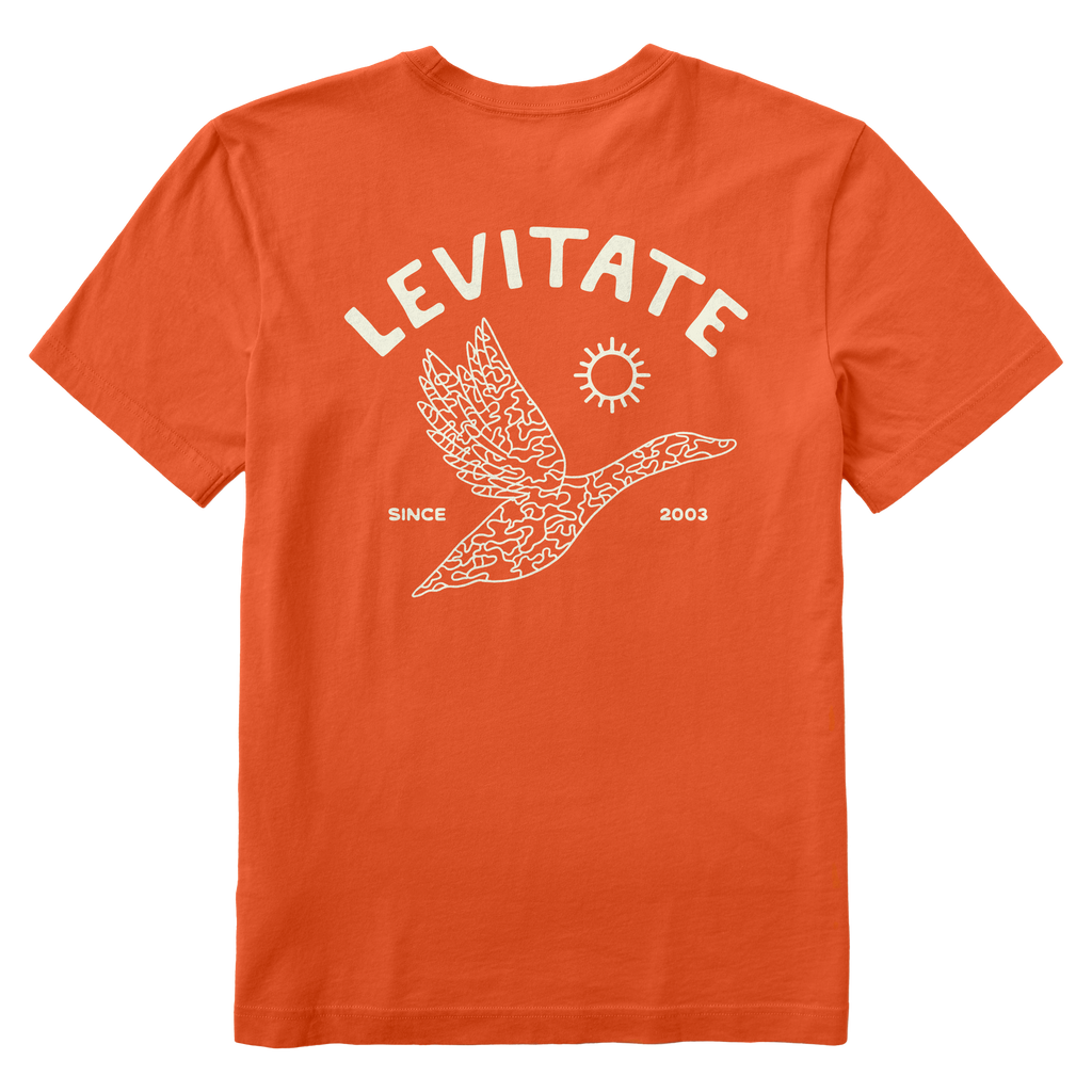 Men's Camo Duck Short Sleeve Premium Tee - Levitate