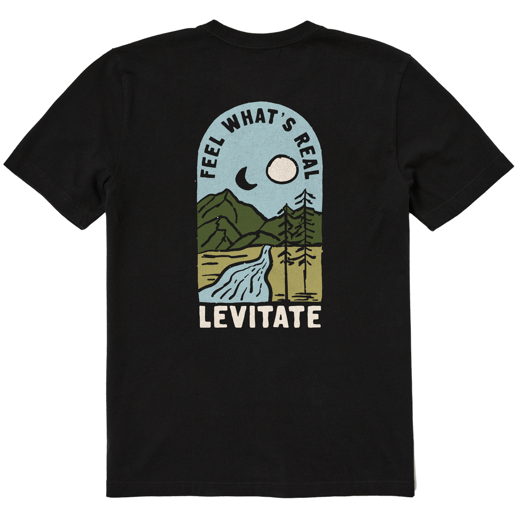 Men's Feel What's Real Short Sleeve Premium Tee - Levitate