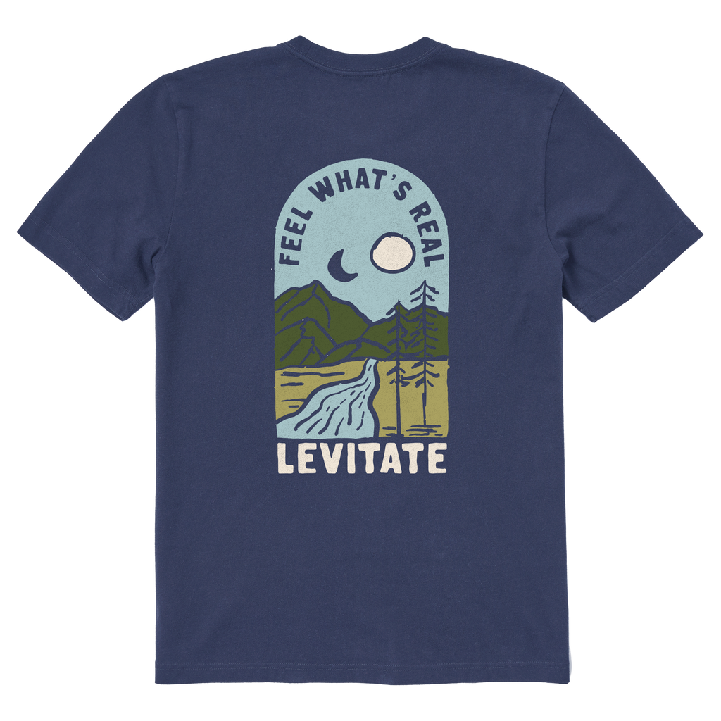 Men's Feel What's Real Short Sleeve Premium Tee - Levitate