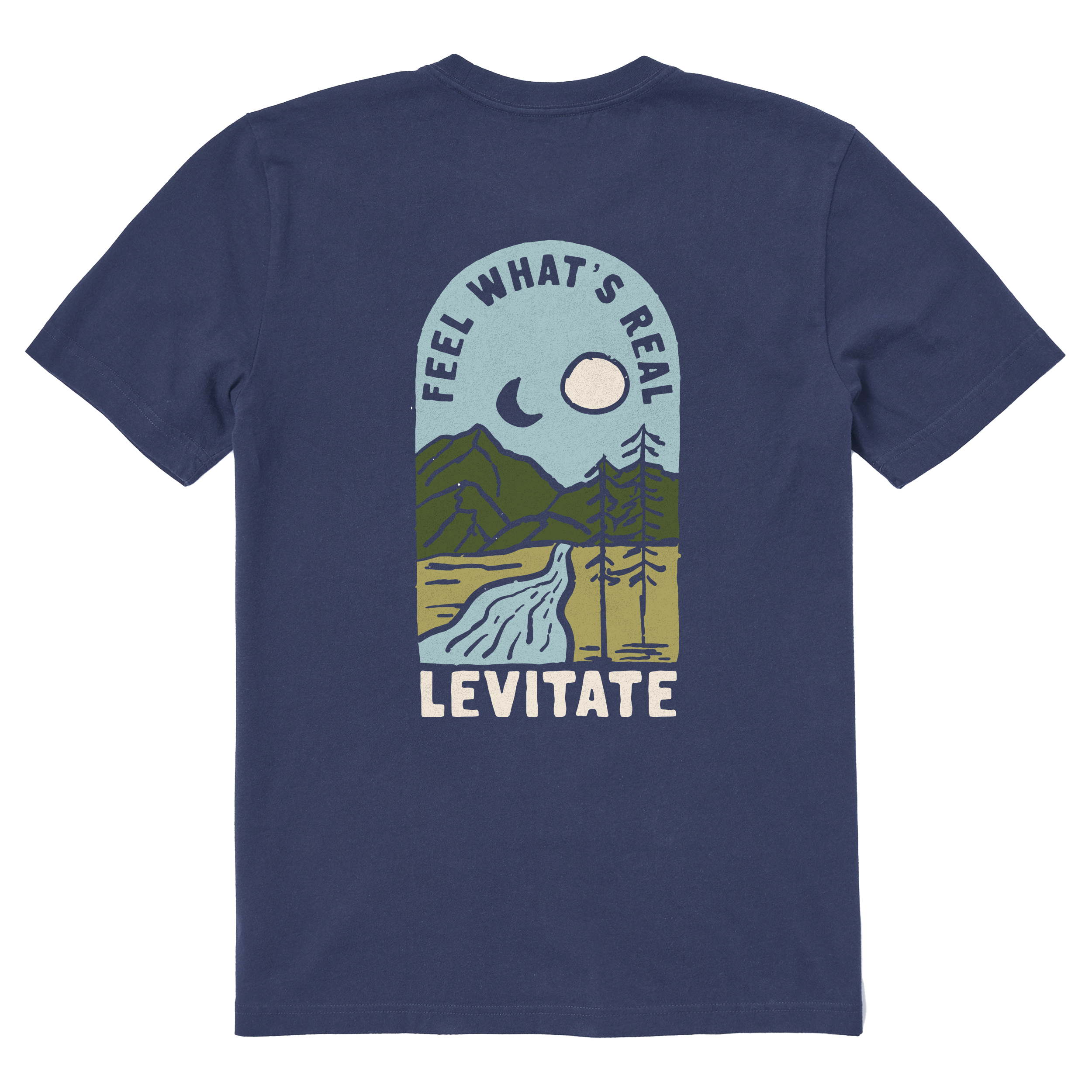 Men's Feel What's Real Short Sleeve Premium Tee - Levitate