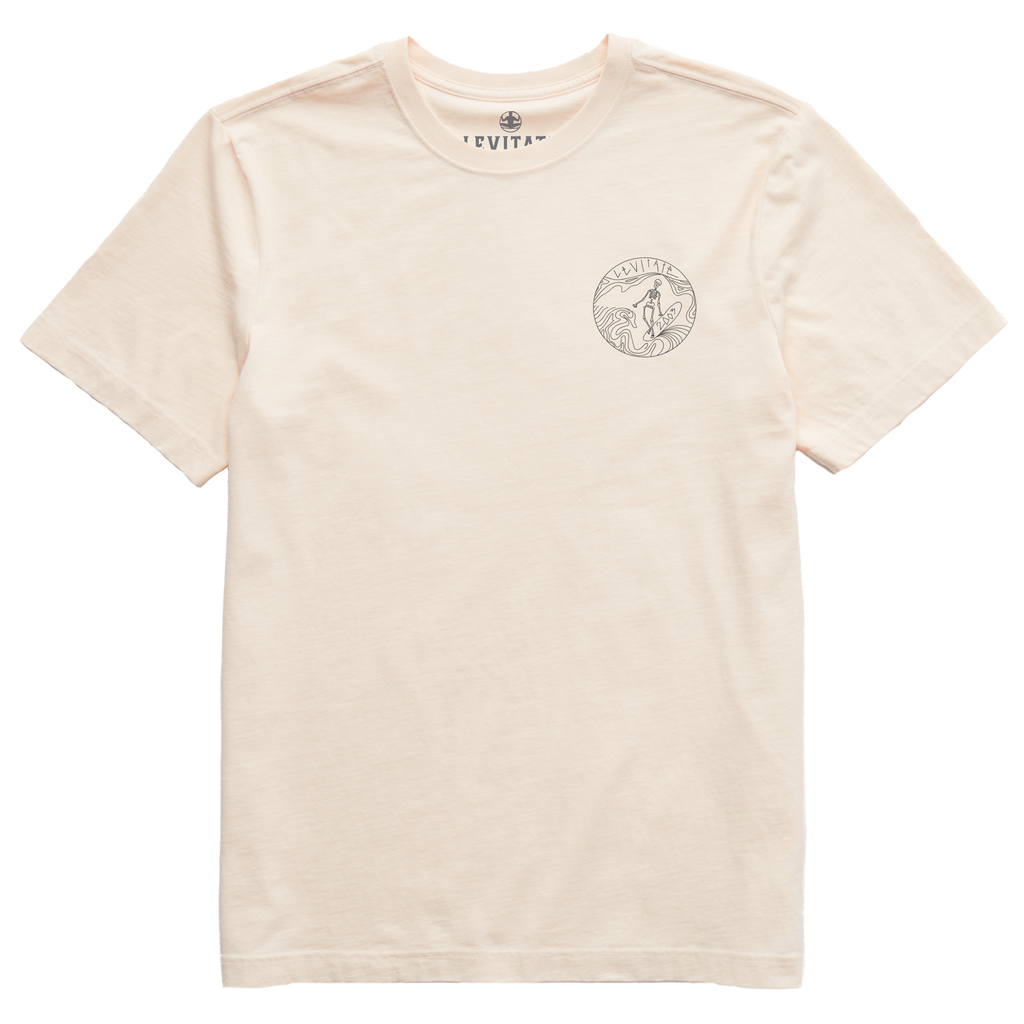 Men's Skeleton Surfer Short Sleeve Premium Tee - Levitate