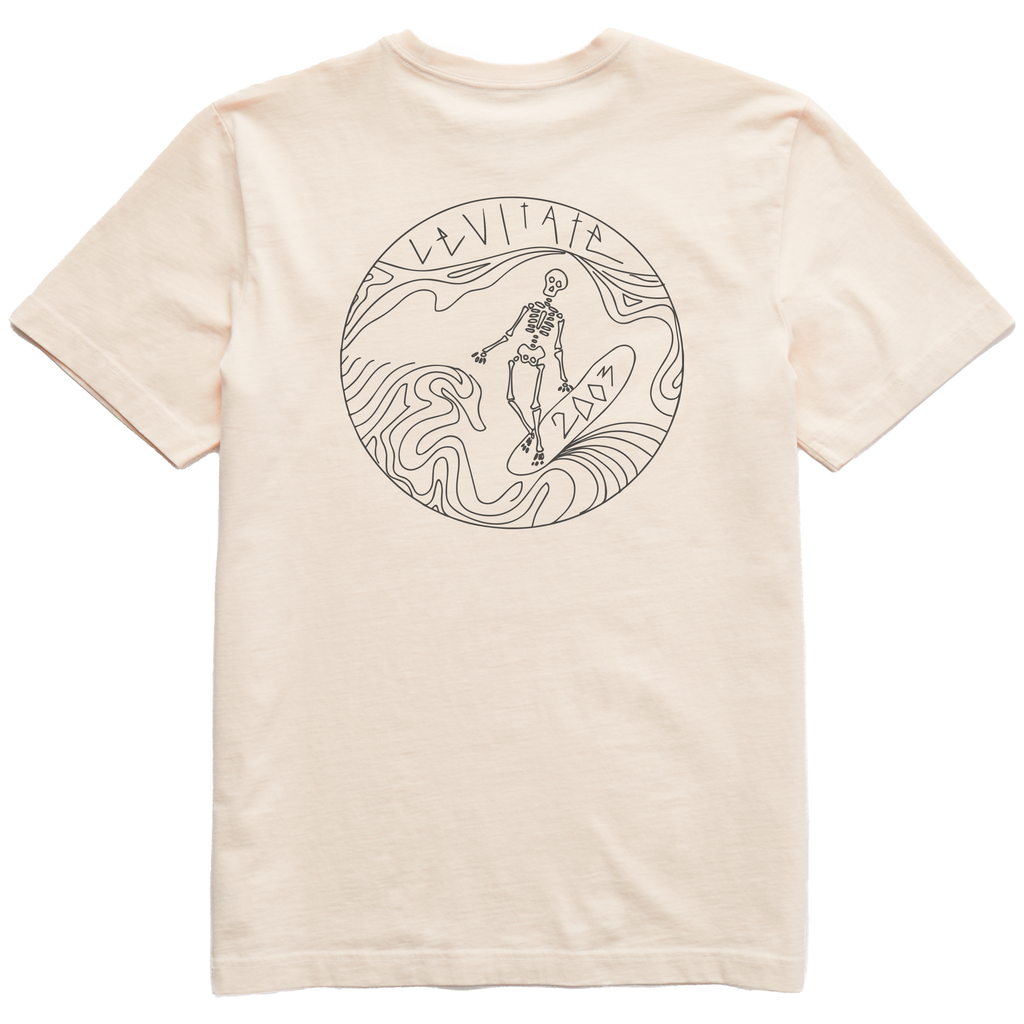 Men's Skeleton Surfer Short Sleeve Premium Tee - Levitate