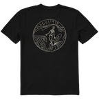 Men's Skeleton Surfer Short Sleeve Premium Tee - Levitate