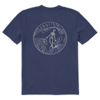 Men's Skeleton Surfer Short Sleeve Premium Tee - Levitate