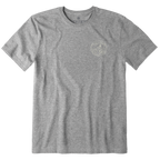 Men's Skeleton Surfer Short Sleeve Premium Tee - Levitate