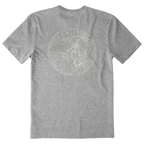 Men's Skeleton Surfer Short Sleeve Premium Tee - Levitate