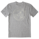 Medium Heather Gray - Men's Skeleton Surfer Short Sleeve Premium Tee