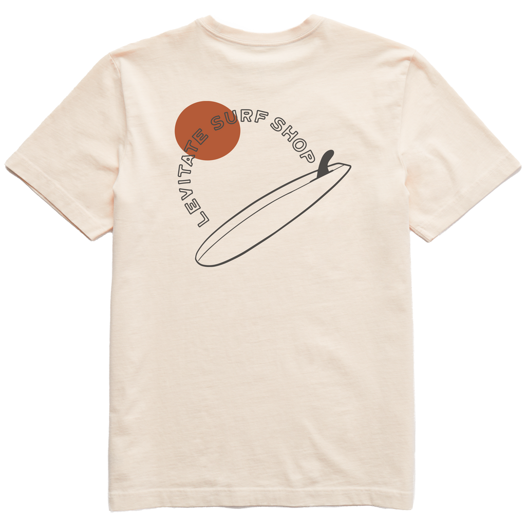 Men's Single Fin Club Short Sleeve Premium Tee - Levitate