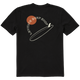 Black - Men's Single Fin Club Short Sleeve Premium Tee