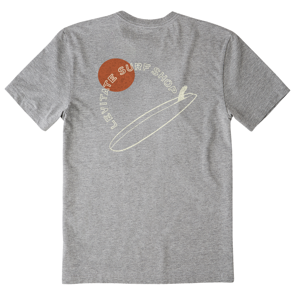 Men's Single Fin Club Short Sleeve Premium Tee - Levitate