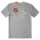 Medium Heather Gray - Men's Single Fin Club Short Sleeve Premium Tee