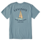 Walden Blue - Men's Trippy Sailboat Short Sleeve Premium Tee