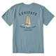 Walden Blue - Men's Trippy Sailboat Short Sleeve Premium Tee