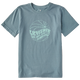 Walden Blue - Kid's Summer Groove Short Sleeve Premium Tee