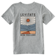 Medium Heather Grey - Kid's Stainglass Short Sleeve Premium Tee