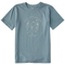 Walden Blue - Kid's Locals Only Short Sleeve Premium Tee