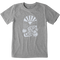 Medium Heather Grey - Kid's Up The Creek Short Sleeve Premium Tee
