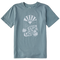 Walden Blue - Kid's Up The Creek Short Sleeve Premium Tee
