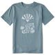 Walden Blue - Kid's Up The Creek Short Sleeve Premium Tee
