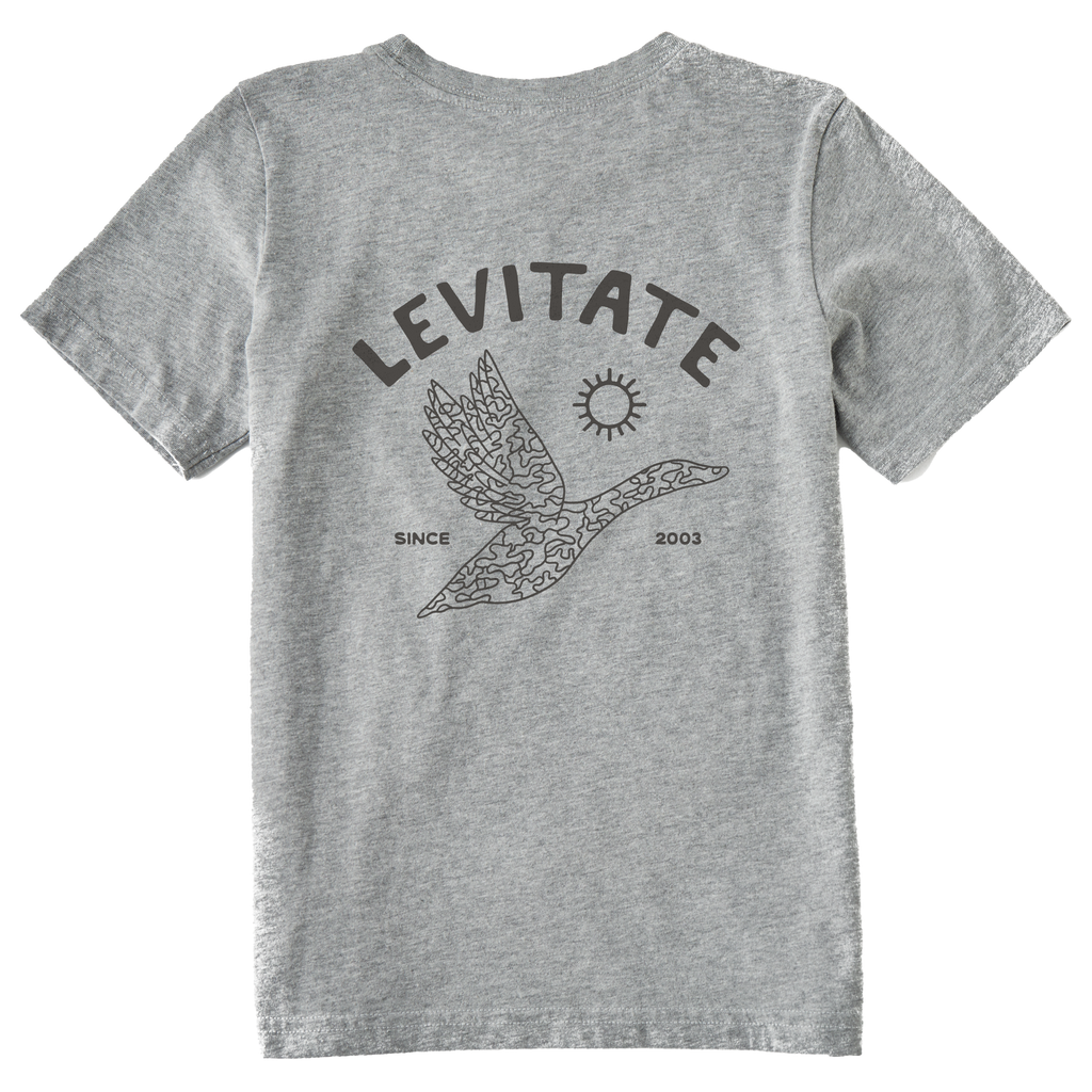 Kid's Camo Duck Short Sleeve Premium Tee - Levitate