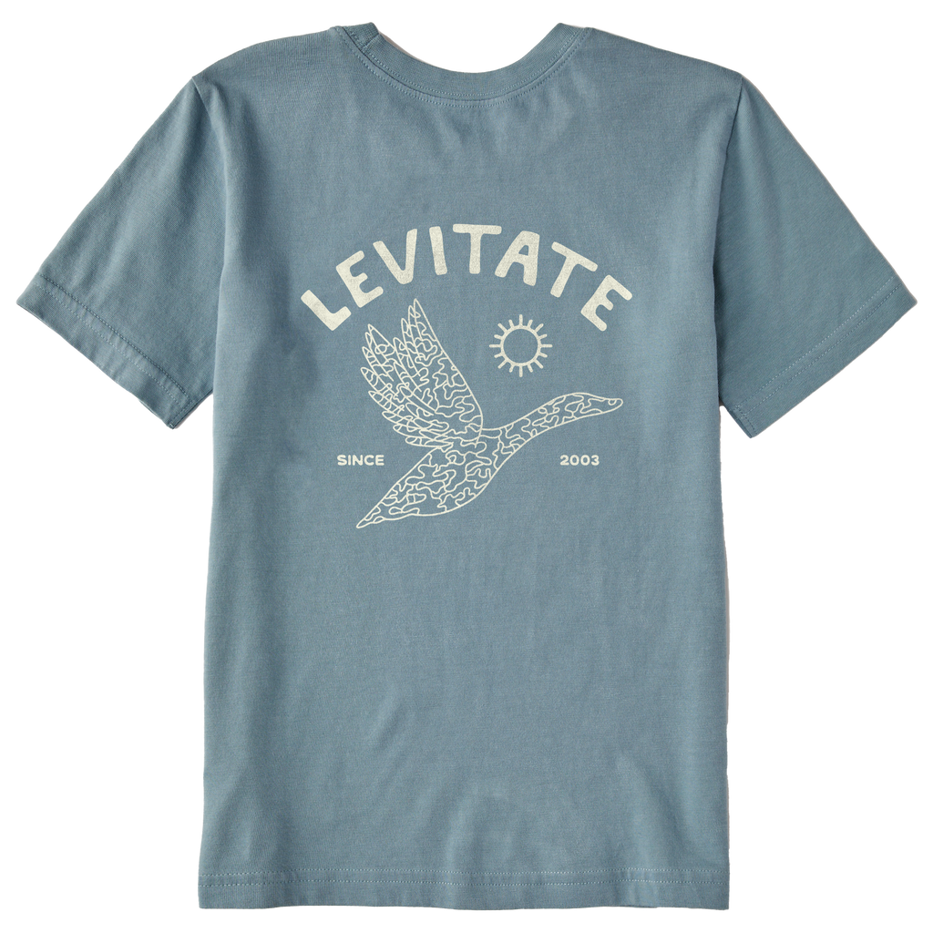 Kid's Camo Duck Short Sleeve Premium Tee - Levitate