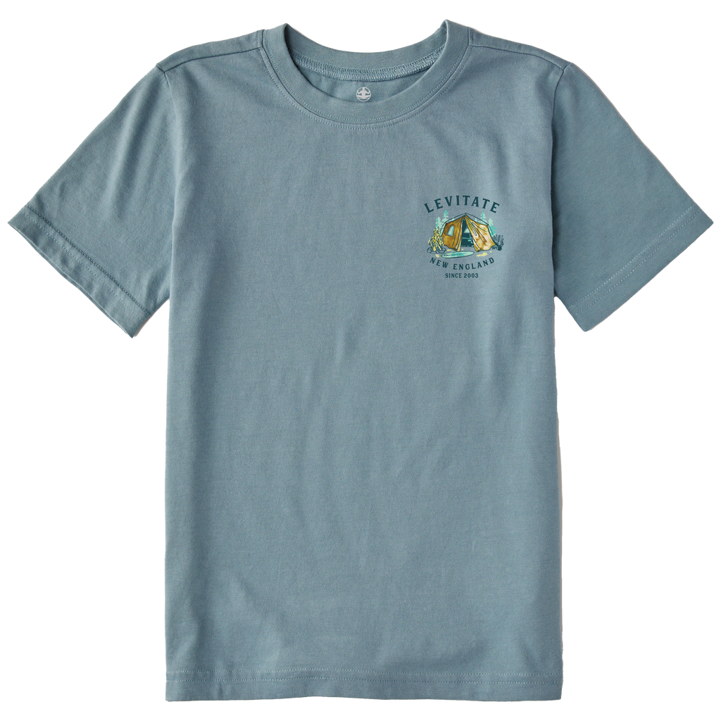 Kid's Trippy Camp Short Sleeve Premium Tee - Levitate