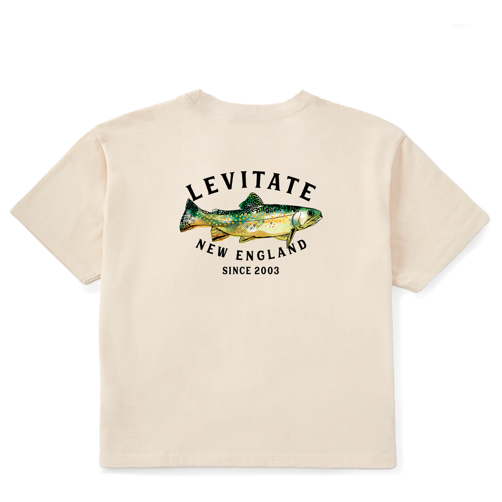 Women's Trippy Trout Short Sleeve Premium Tee - Levitate